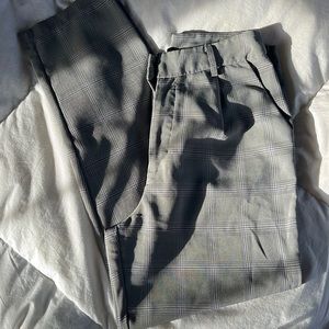 Plaid Women’s Trousers Small